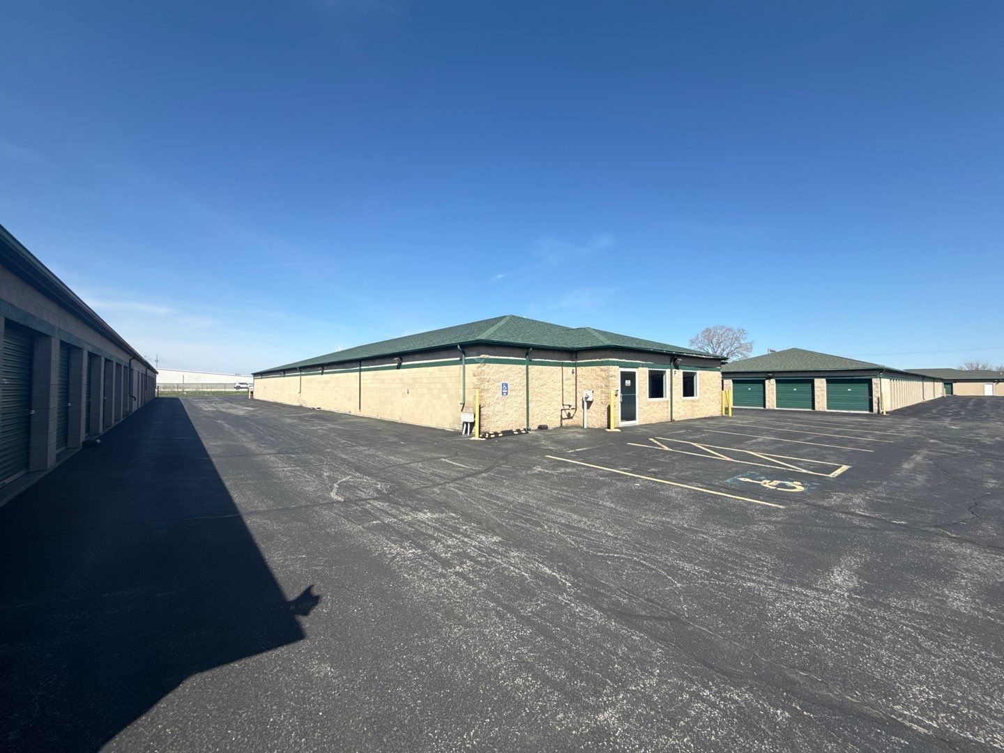 Ground level completed commercial roof — South Bend, IN