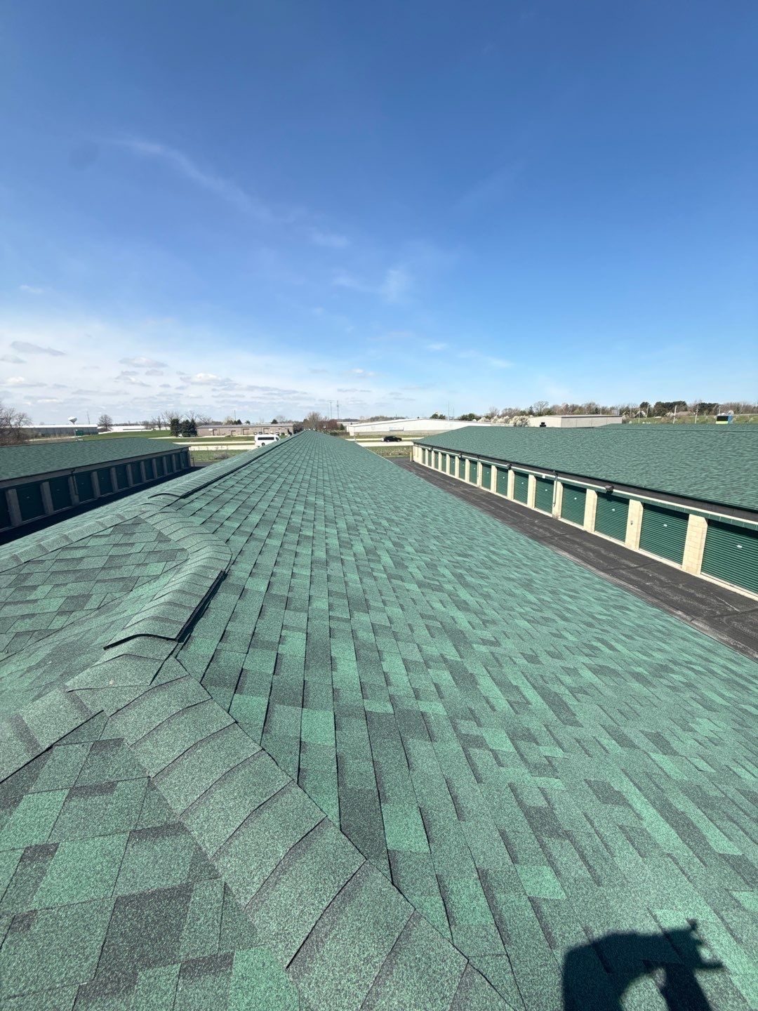Finished roof building exterior — South Bend, IN